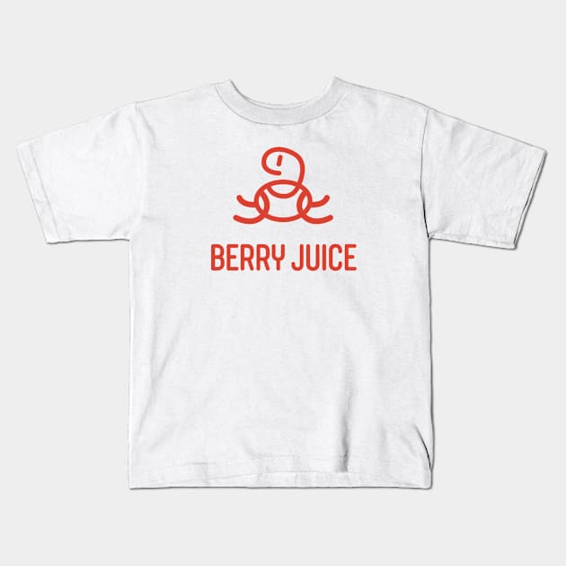 Berry Juice Red Kids T-Shirt by JoshuaGroomDesigns